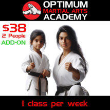 2 people 1x per week