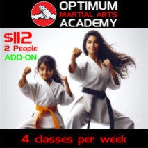 2 people 4x per week