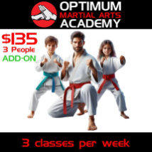 3 people 3x per week